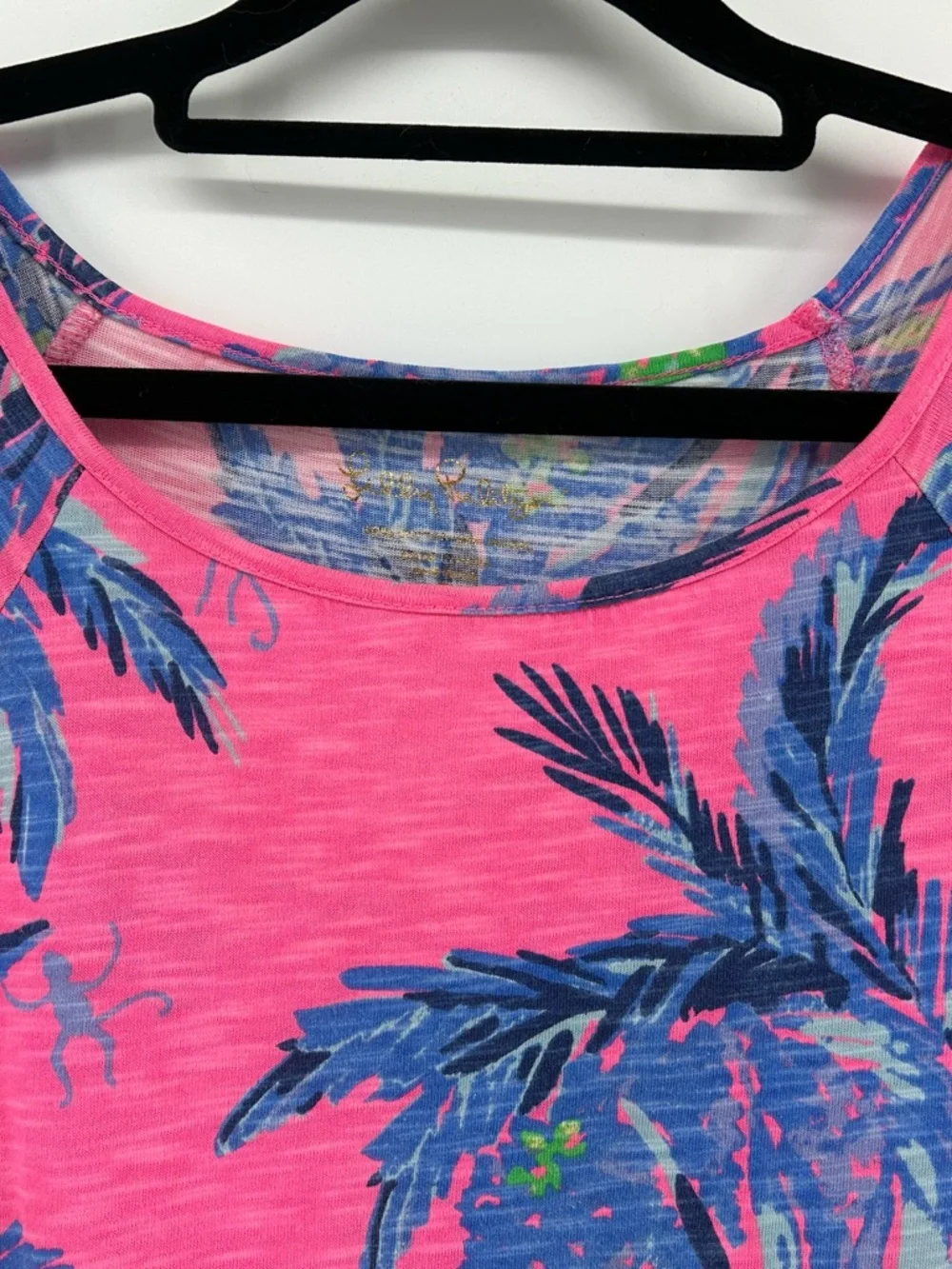 Lilly Pulitzer Surfcrest monkey dress in Tiki Pink - Picture 2 of 8